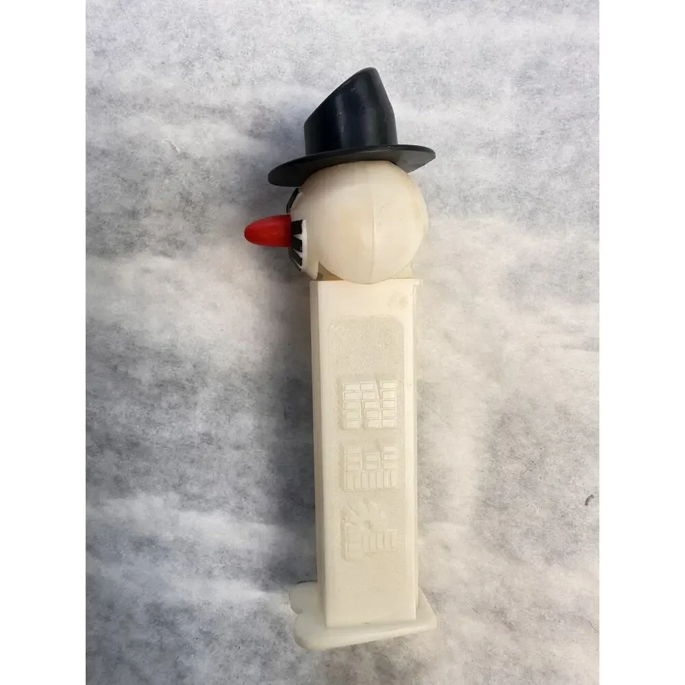 D15 Vintage Christmas Snowman W/top Hat Pez Dispenser Slovenia